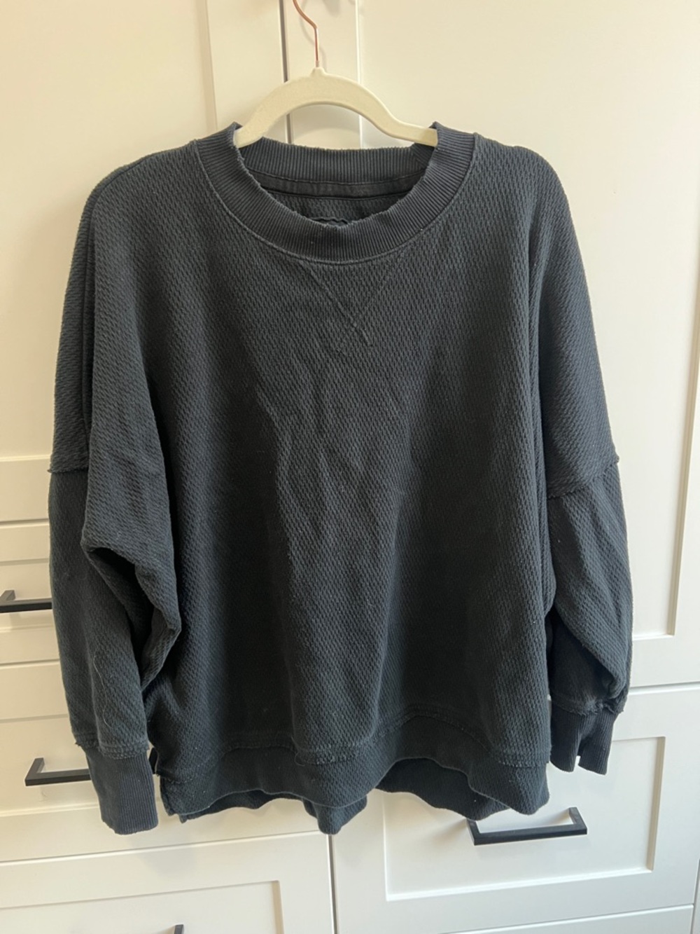 AERIE Waffle Knit Crewneck Sweater